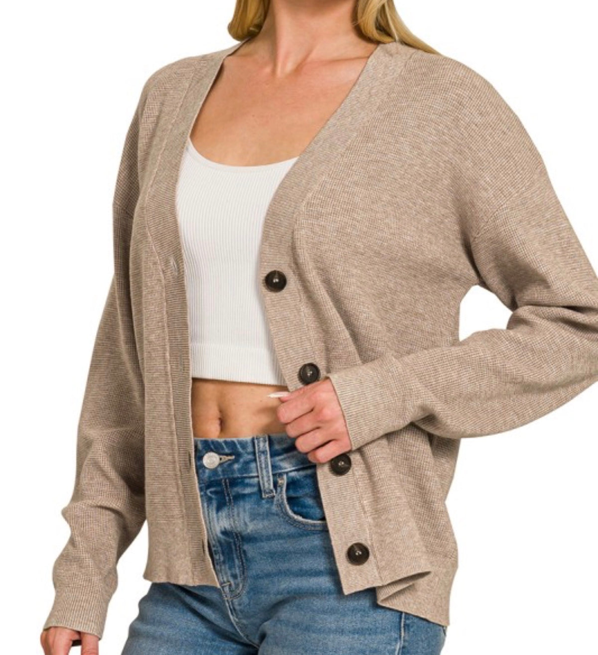 Oatmilk Cardigan
