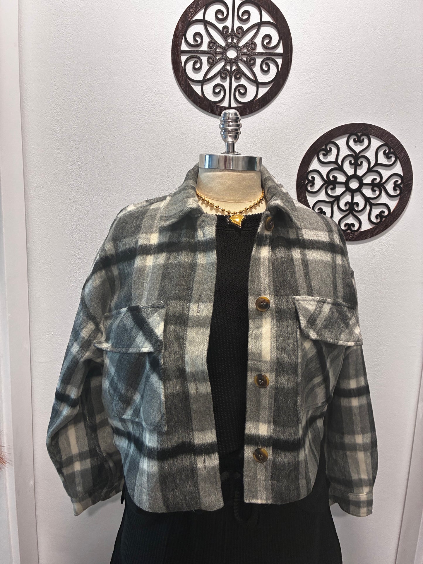 Nikki Plaid Jacket