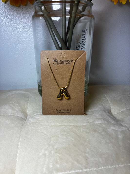 Fancy Initial Necklace