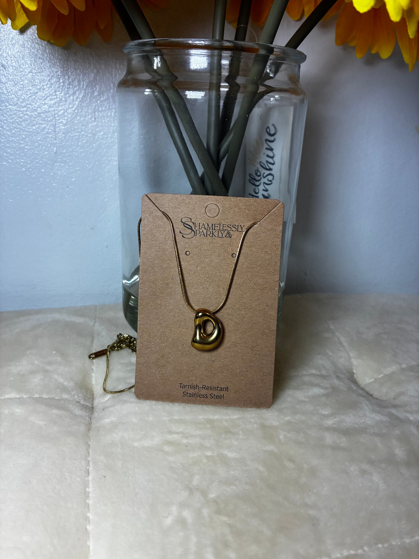 Fancy Initial Necklace