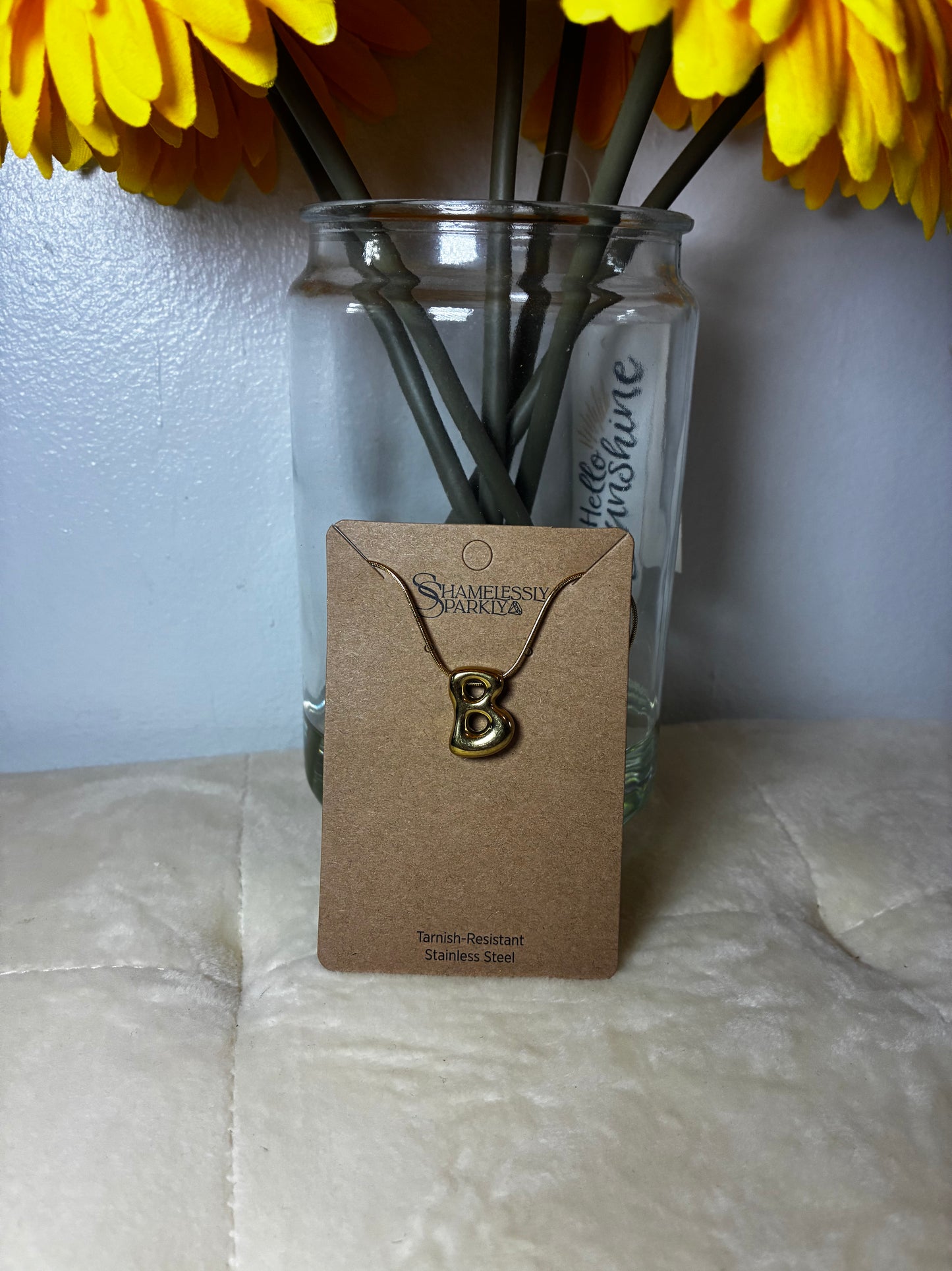 Fancy Initial Necklace