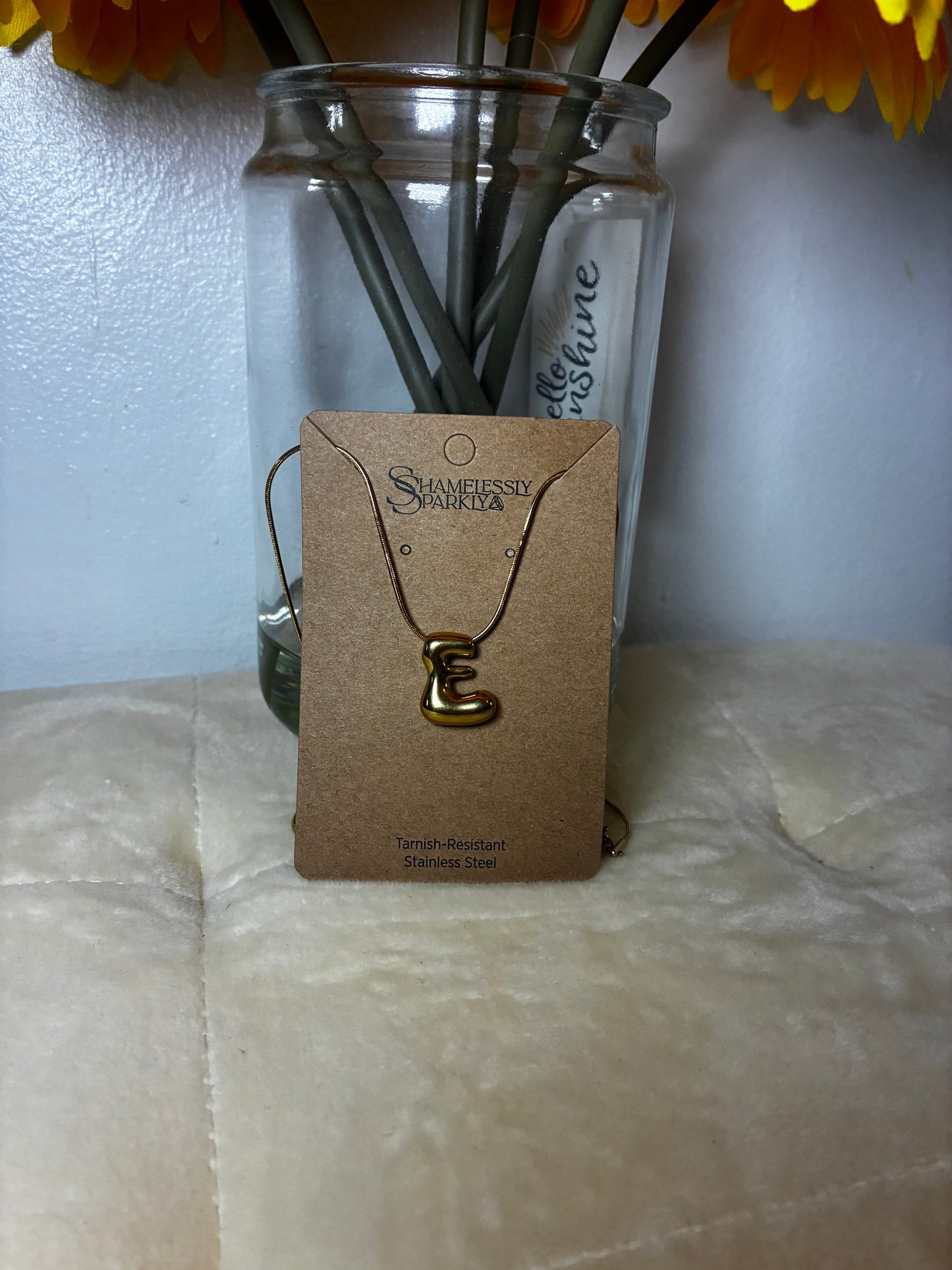 Fancy Initial Necklace