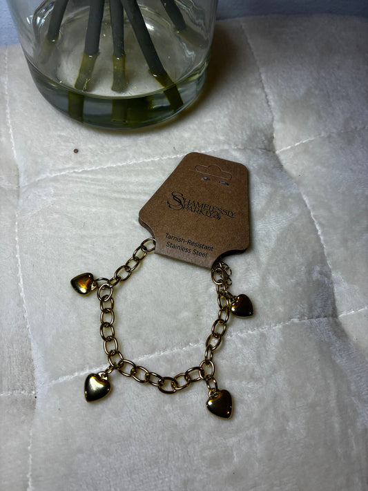 Heart Charm Bracelet