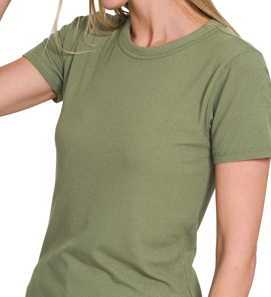 Daisy Basic Top (Olive)