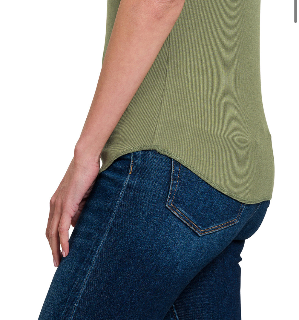 Daisy Basic Top (Olive)