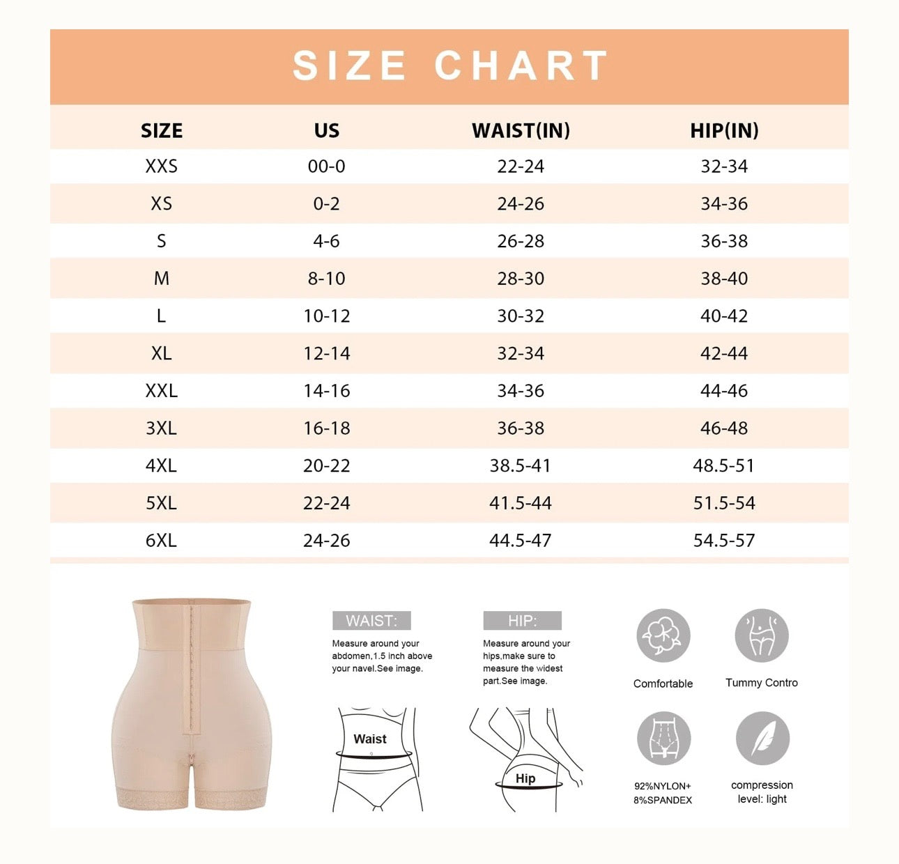 High-Waisted BBL Shorts