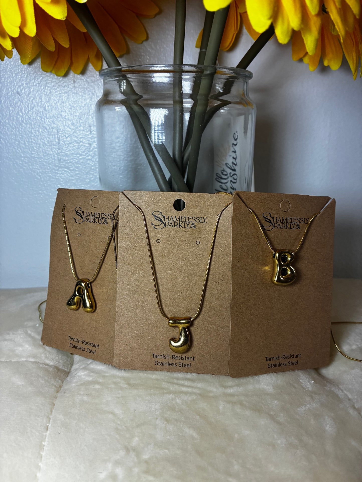Fancy Initial Necklace
