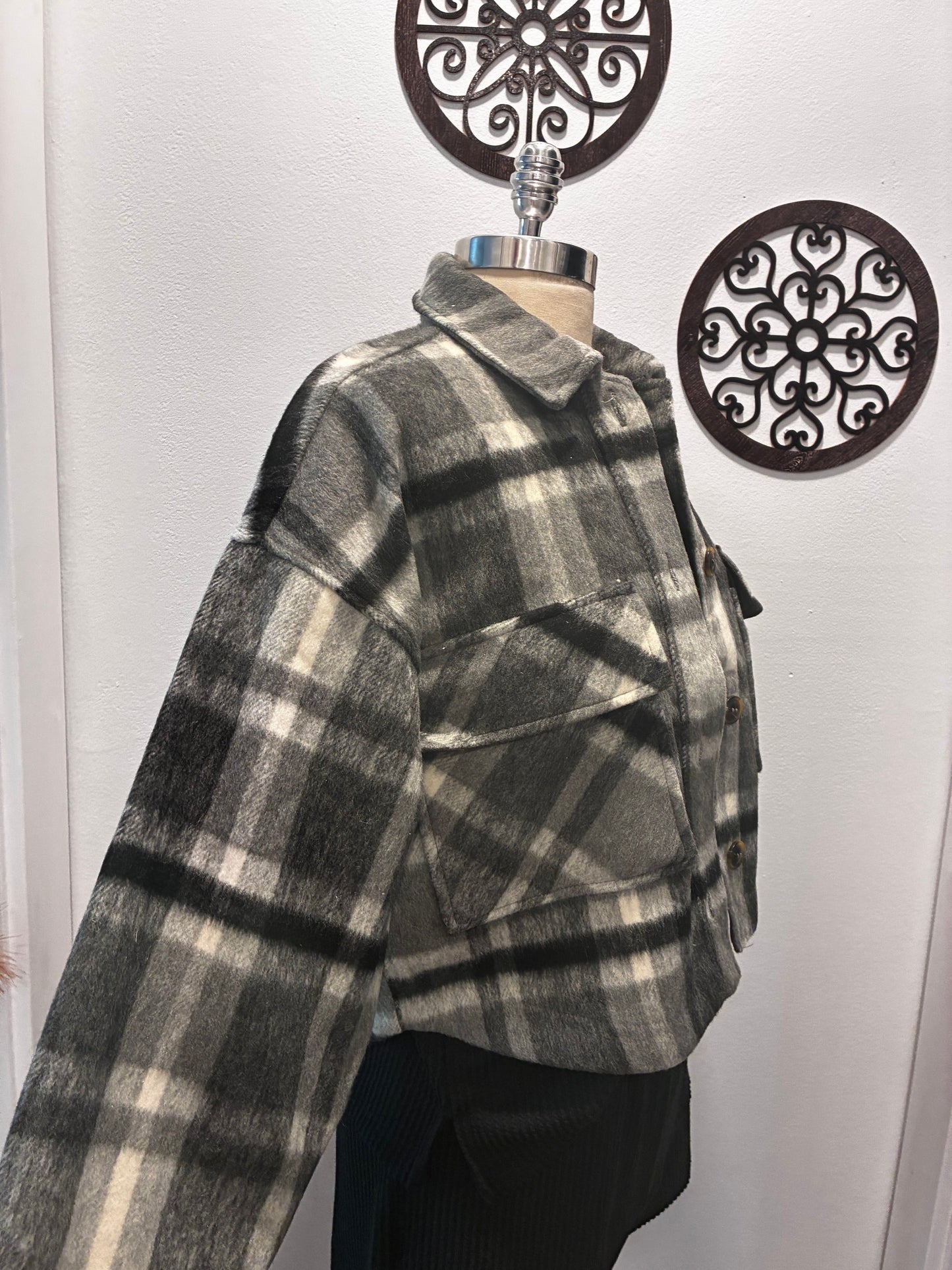 Nikki Plaid Jacket