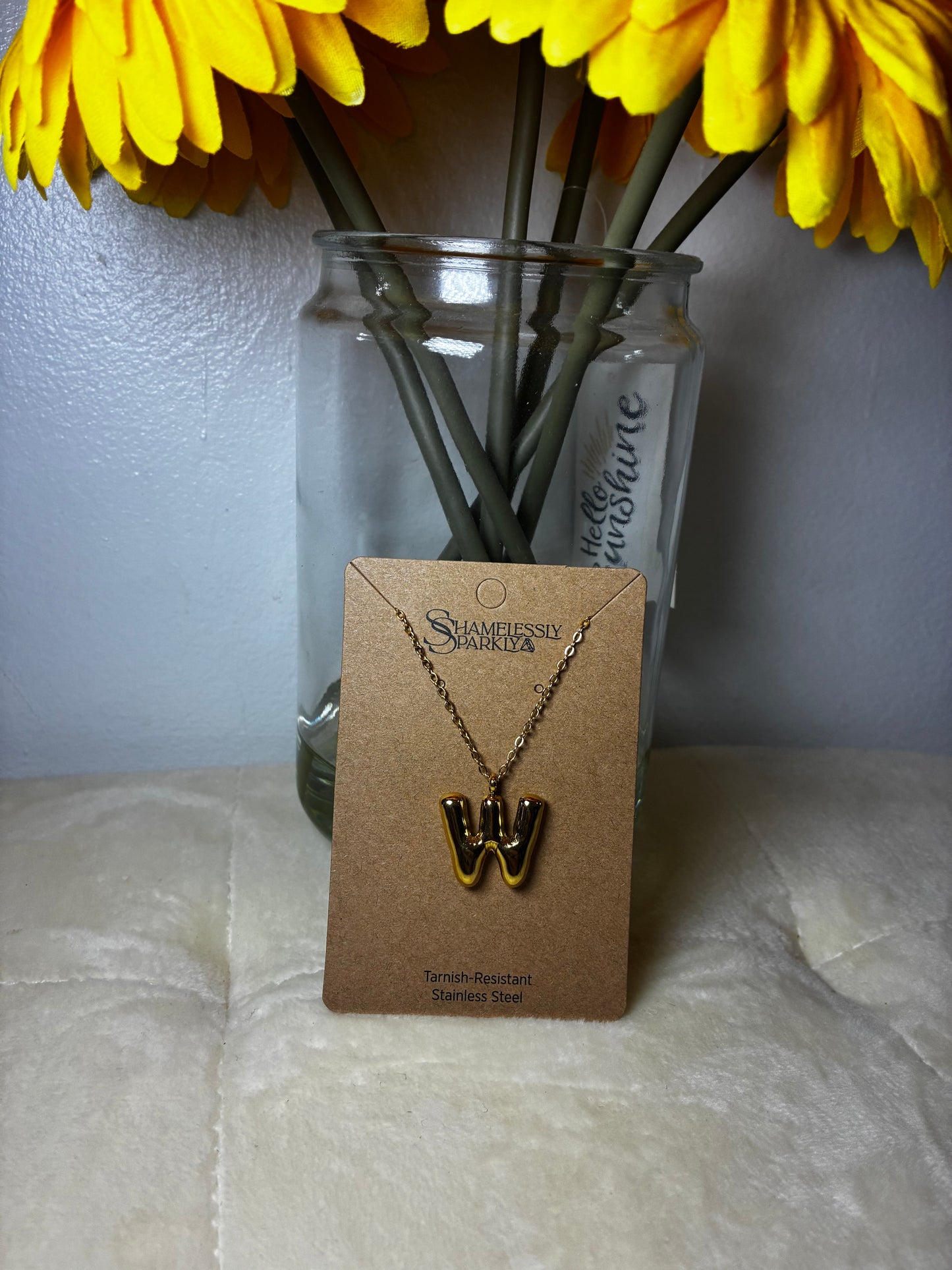 Simple Initial Necklace