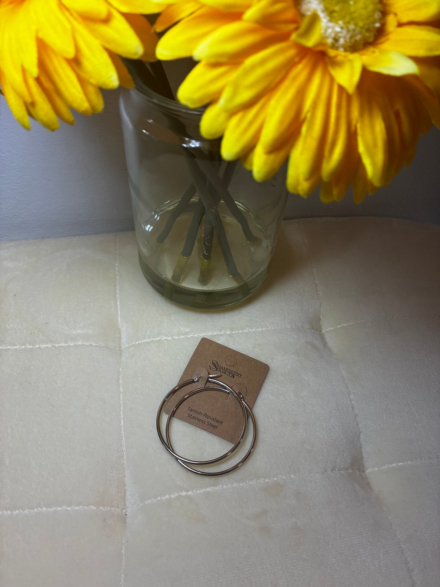 Silver Hoops