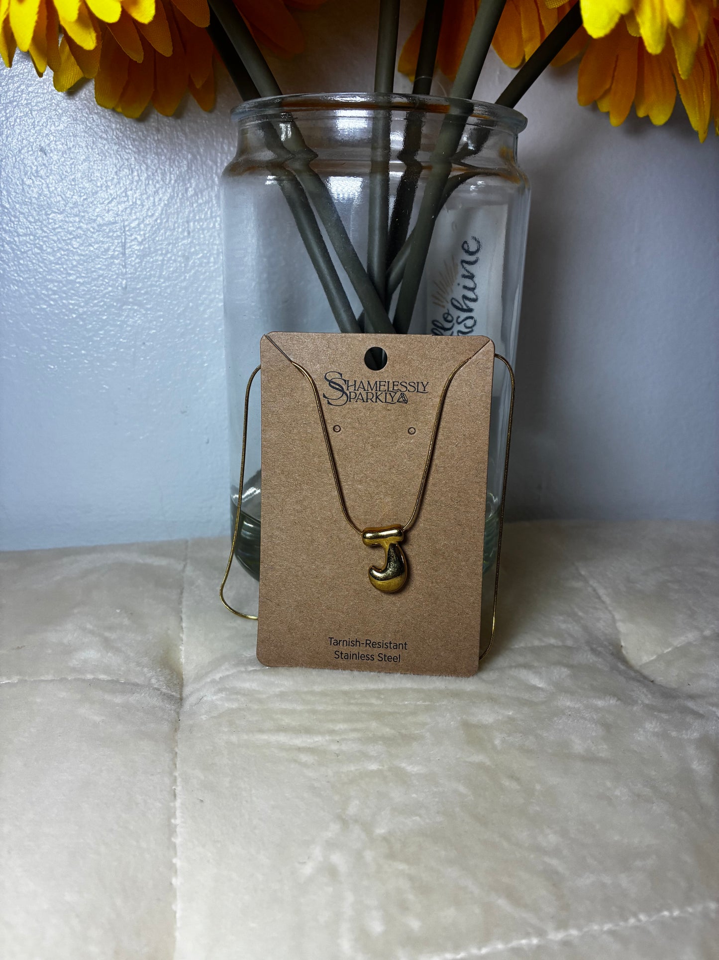 Fancy Initial Necklace
