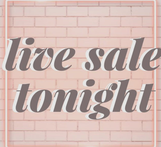 LIVE SALE NUMBERS