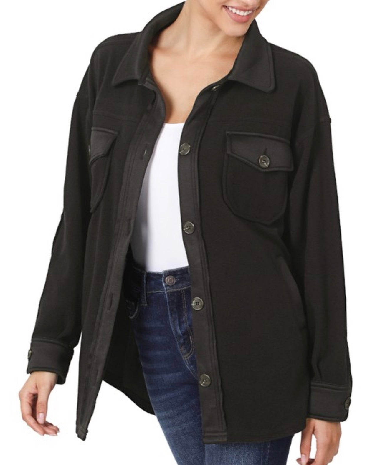 Oversized Fleece Shacket