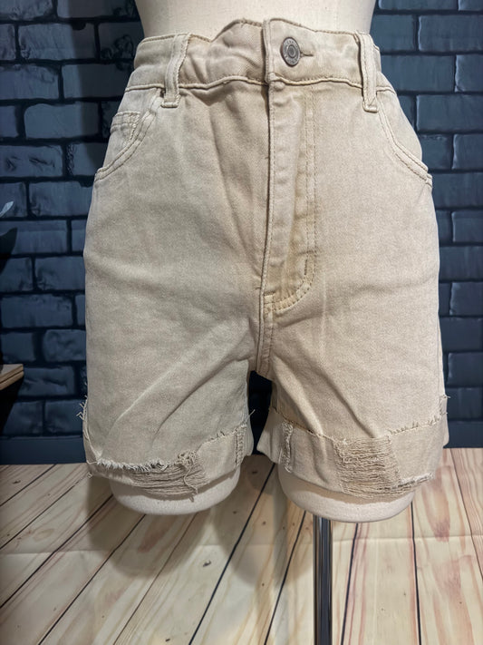 Nikki Shorts (Sand Beige)