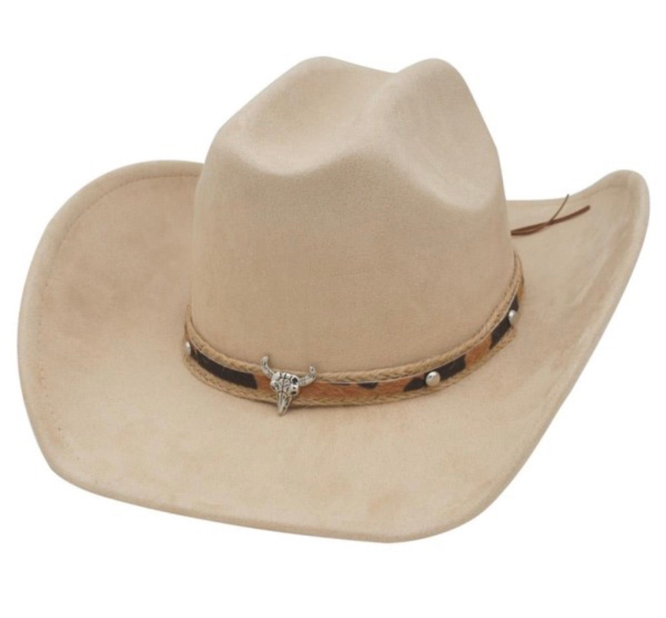 Longhorn Cowgirl Hat (Cream)