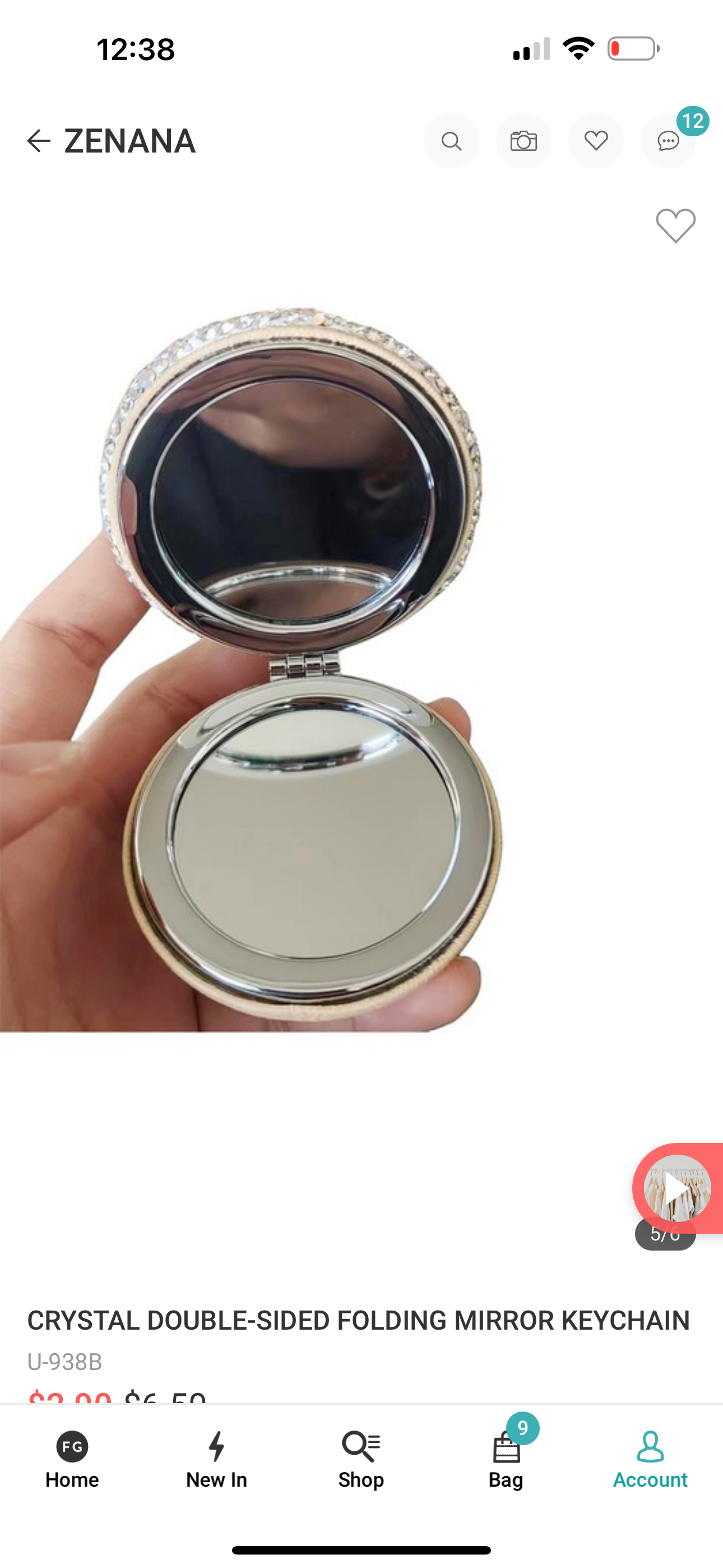 Key Chain Mirrors