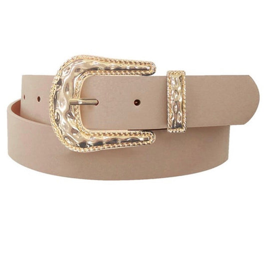 Western Belt Style #7 (Taupe)
