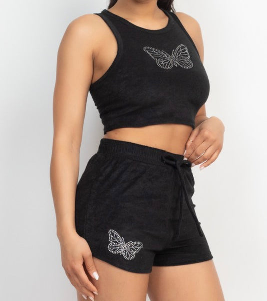 Butterfly Rhinestone Set