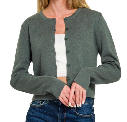 Mayee Cardigan (Ash Jade)