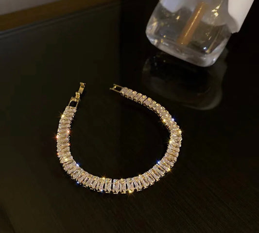 Rectangle Tennis Bracelet