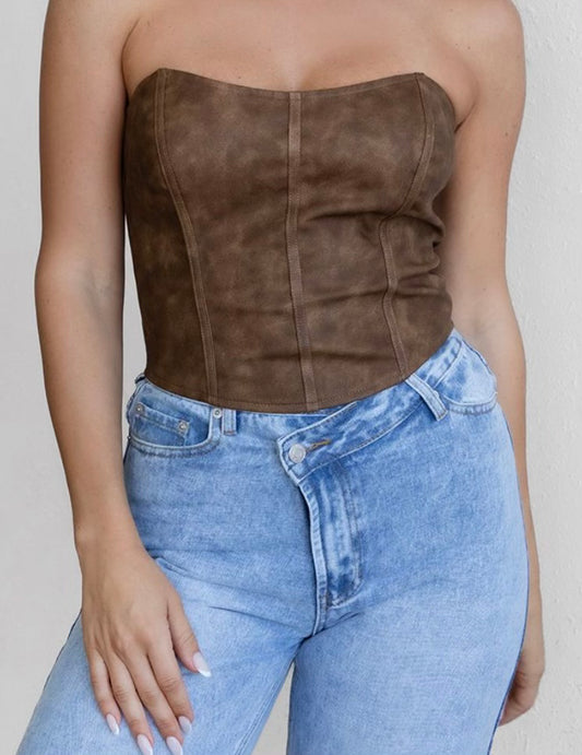 Western Leather Corset