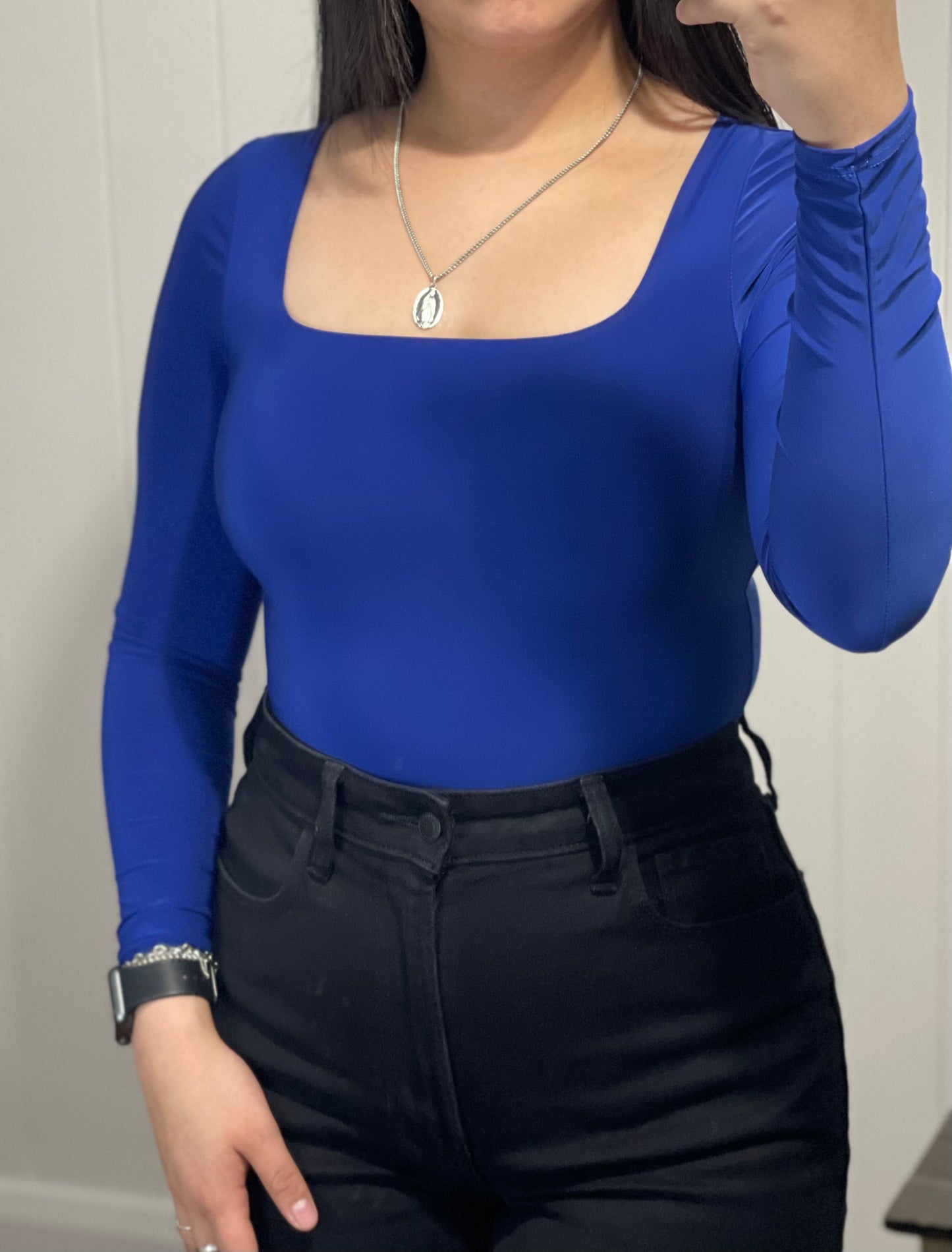 Square Neck Lined Bodysuit