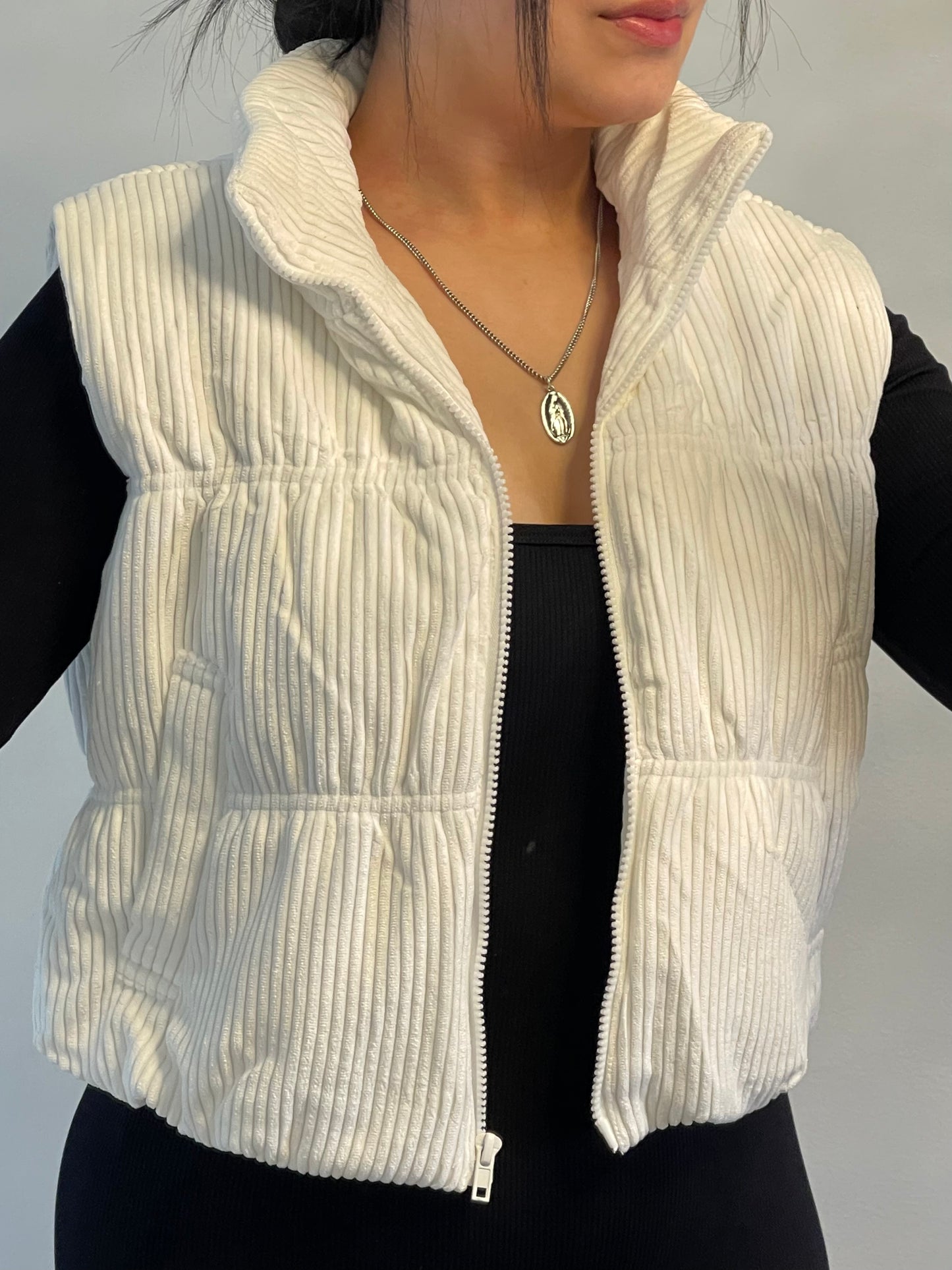 Jenna Ivory Puffer Vest